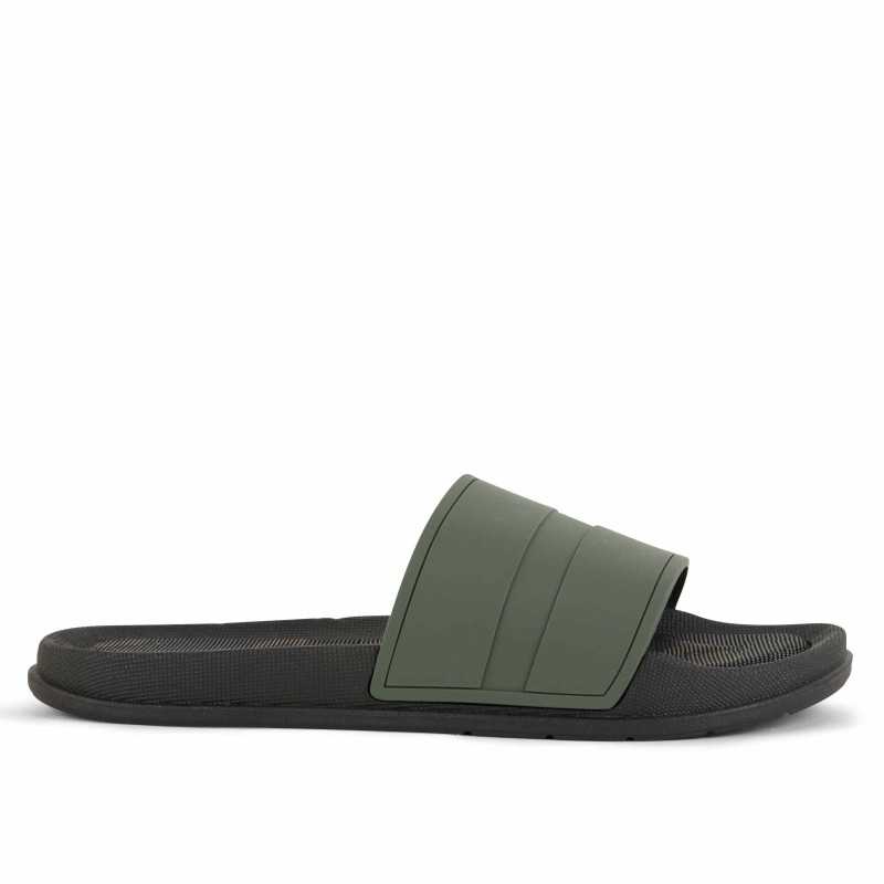 CHAUSSURE HOMME MULE VERT MILITAIRE
