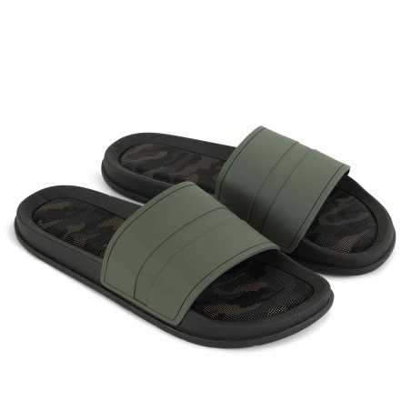 CHAUSSURE HOMME MULE VERT MILITAIRE