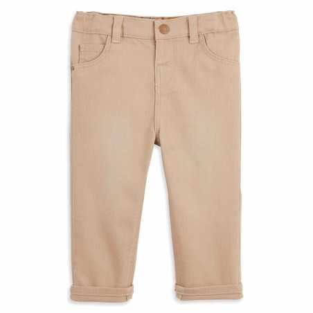 PANTALON TWILL BEBE BEIGE