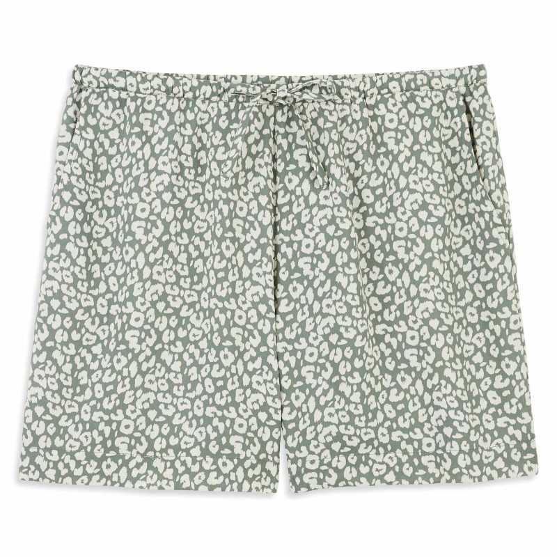 SHORT VISCOSE FEMME VERT