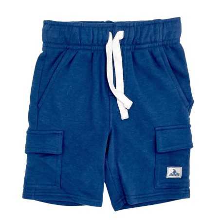SHORT BLEU INDIGO GARCON