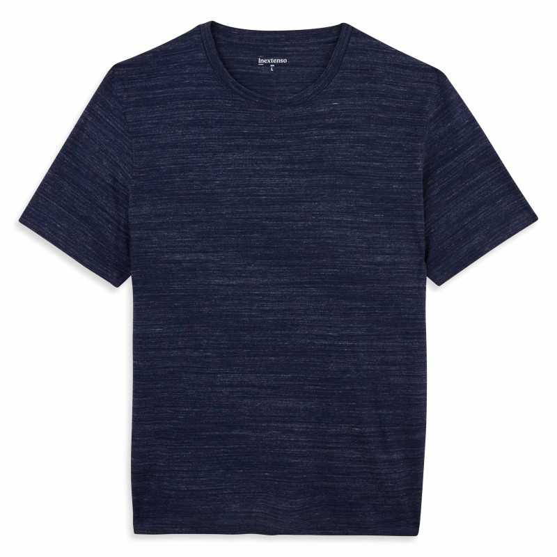 POLO MANCHES COURTES MARINE