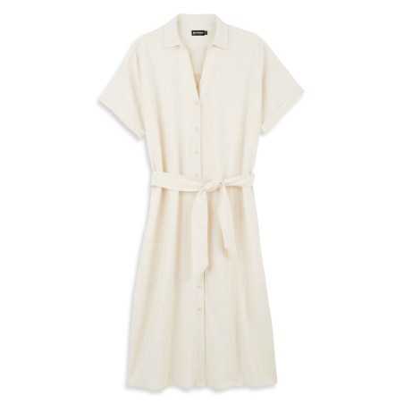 ROBE LIN BEIGE