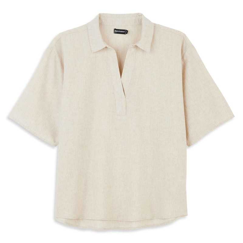 CHEMISE LIN ETE BEIGE
