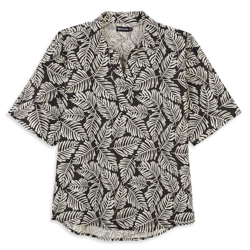 CHEMISE LIN NOIR