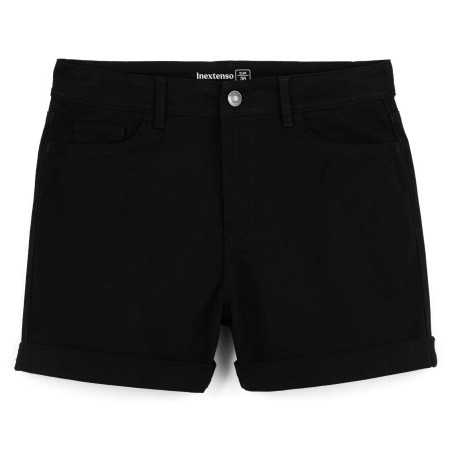 SHORT JEAN REVERS NOIR