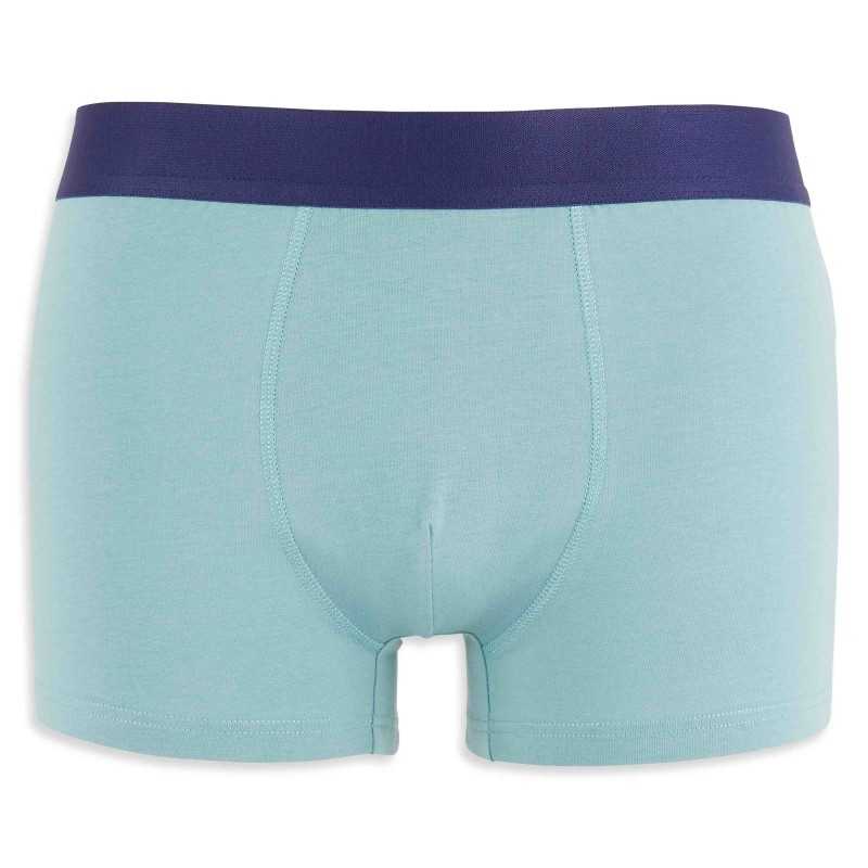 BOXER HOMME BLEU-MARINE LOT x 4