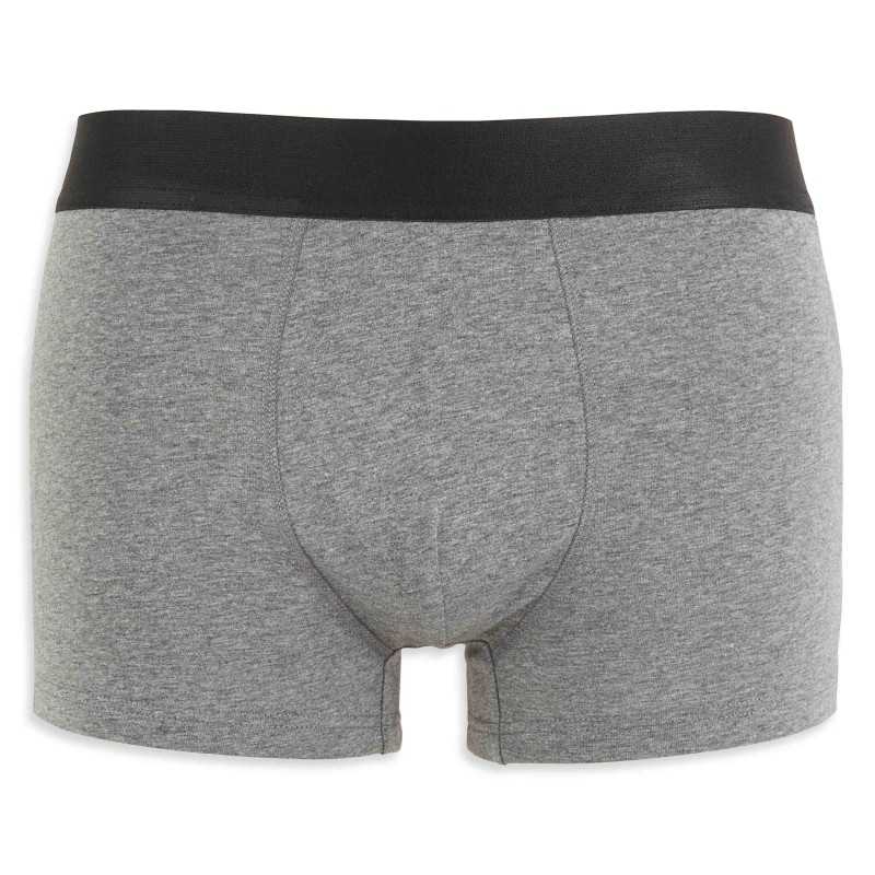 BOXER HOMME NOIR-GRIS LOT x 4