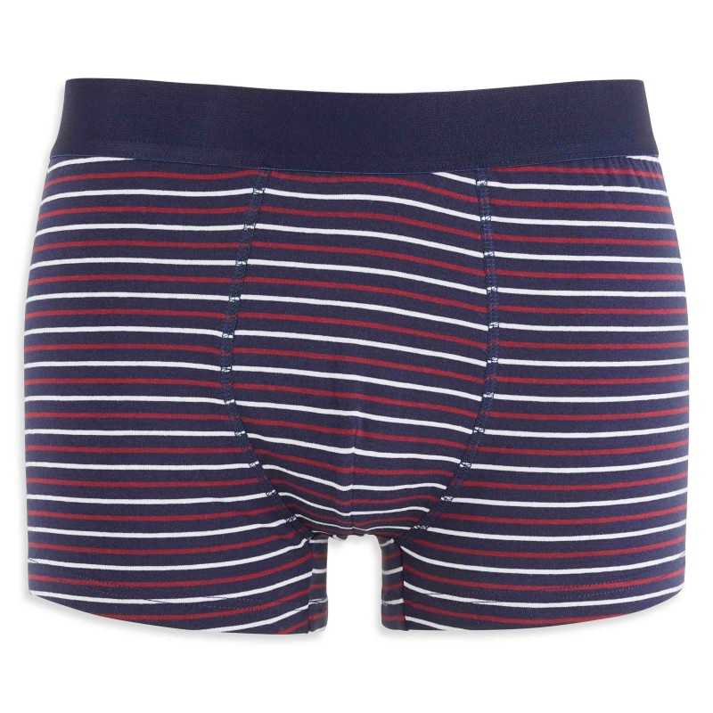 BOXER HOMME BLEU-ROUGE LOT x 4